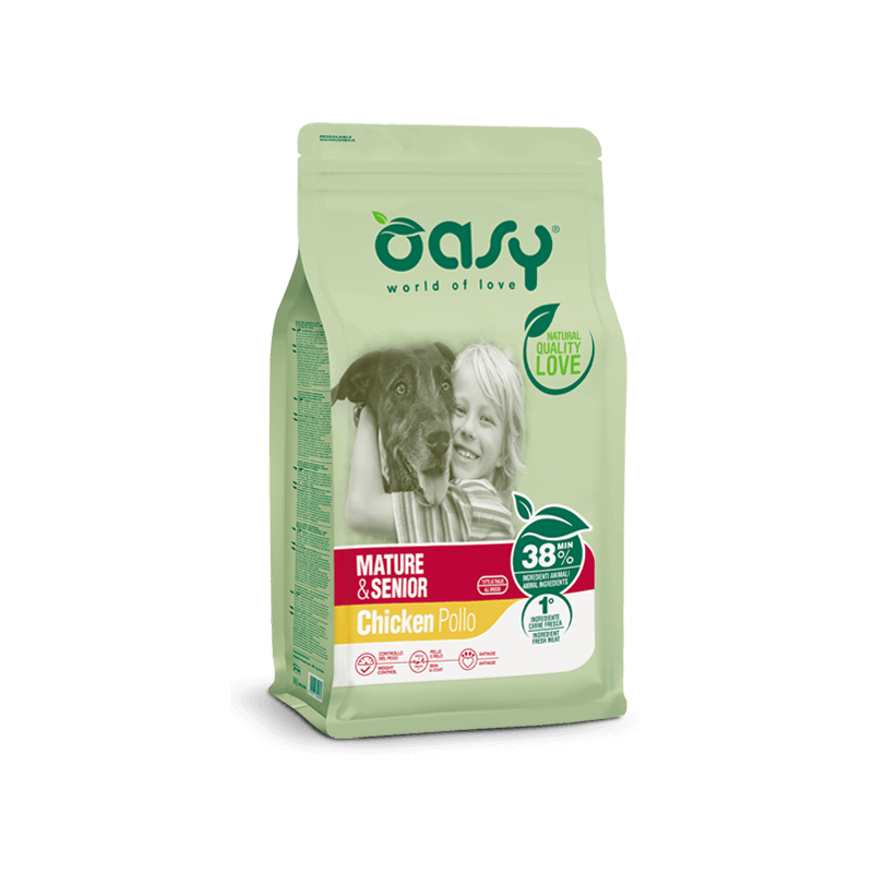 OASY DOG MATURE & SENIOR POLLO 12 KG