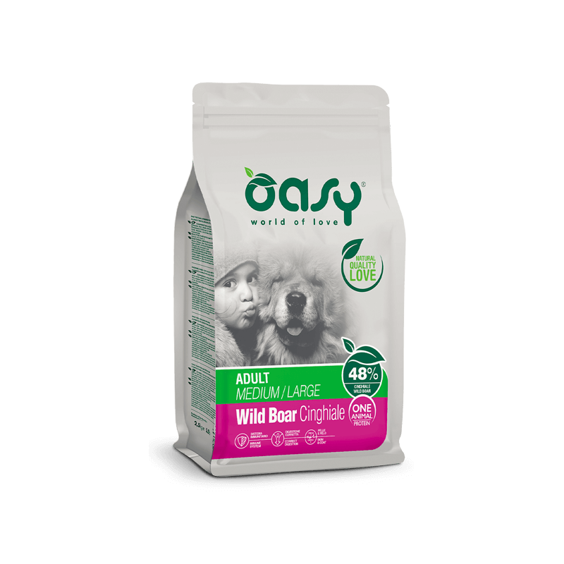 OASY DOG ONE ADULT CINGHIALE 12 KG