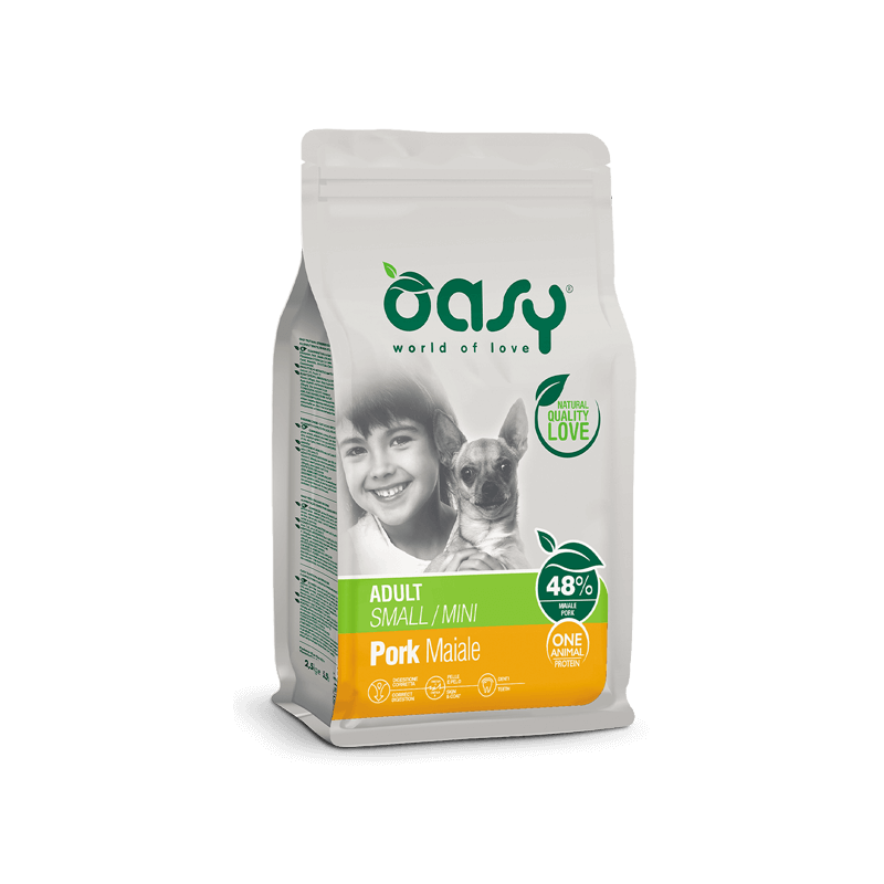 OASY DOG ONE ADULT SMALL MAIALE 2,5 KG