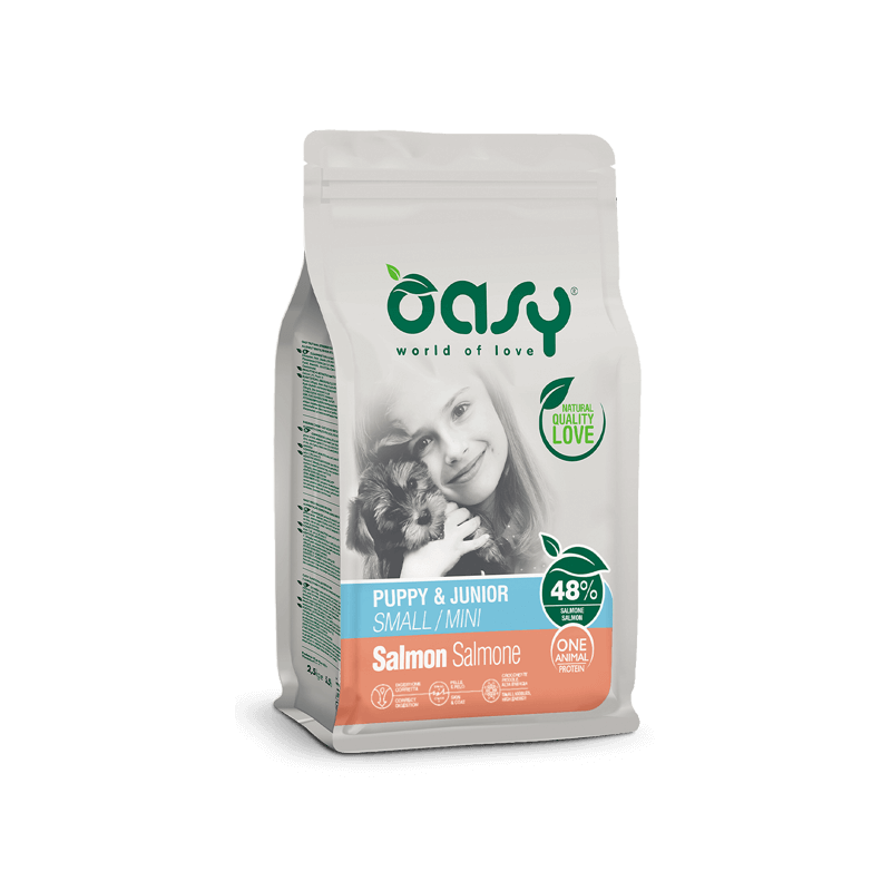 OASY DOG ONE PUPPY SALMONE 2,5 KG