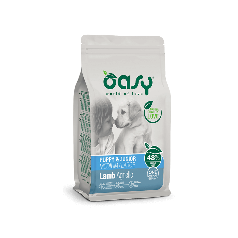 OASY DOG ONE PUPPY AGNELLO 12 KG