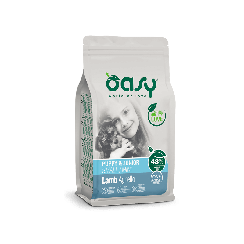 OASY DOG ONE PUPPY SMALL AGNELLO 2,5 KG