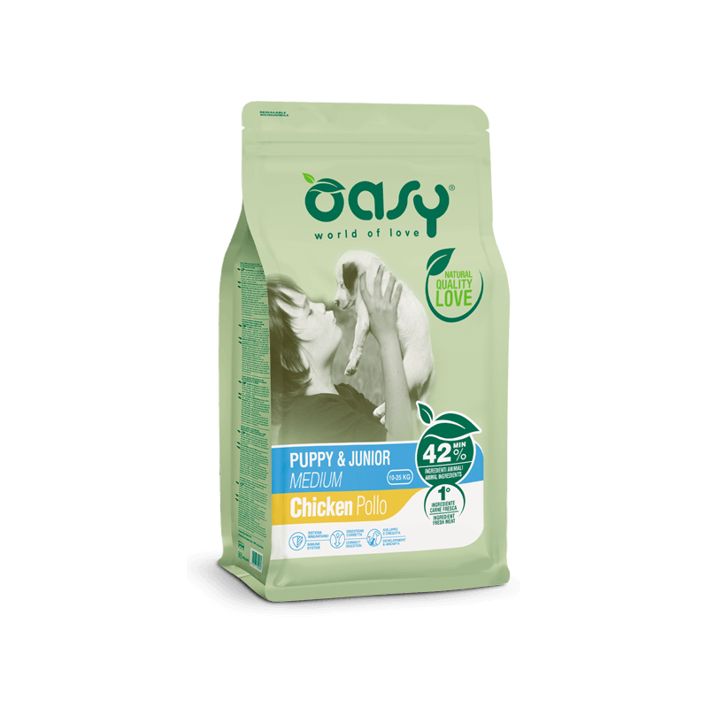 OASY DOG PUPPY MEDIUM 12 KG