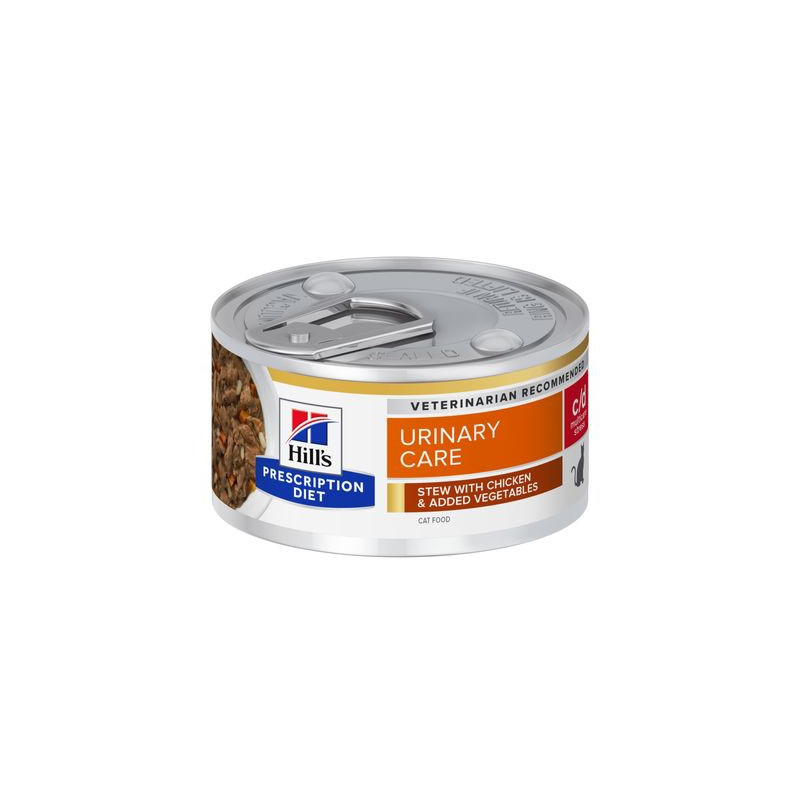 HILLS GATTO C/D URINARY STRESS POLLO E VERDURE STEW LATTINA 82 GR