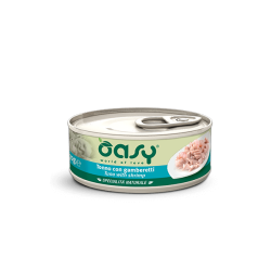 OASY CAT TONNO E GAMBERETTI LATTINA 150 GR