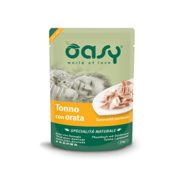 OASY CAT TONNO E ORATA BUSTINA 70 GR