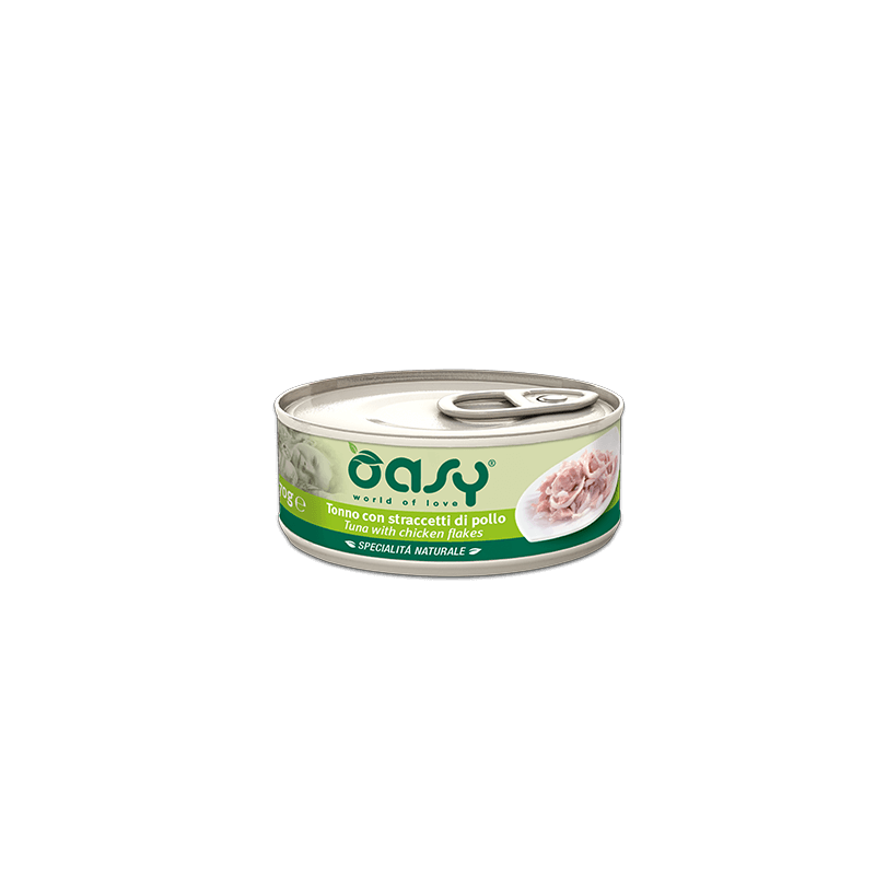 OASY CAT TONNO E POLLO LATTINA 150 GR