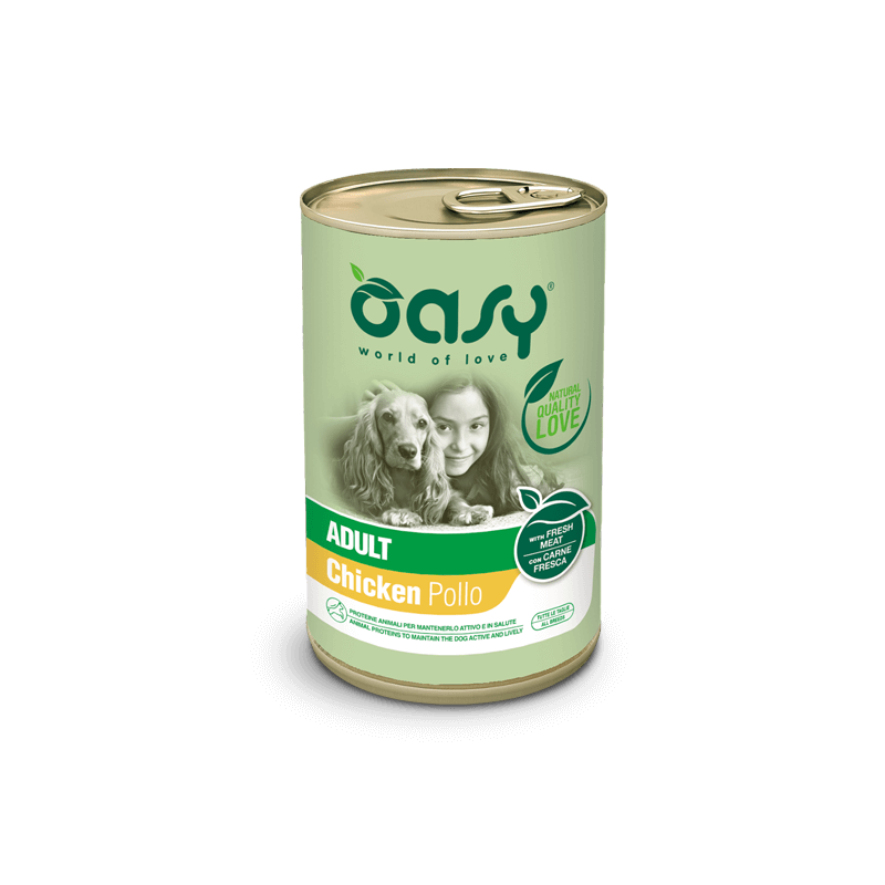 OASY DOG LIFESTAGE POLLO LATTINA 400 GR