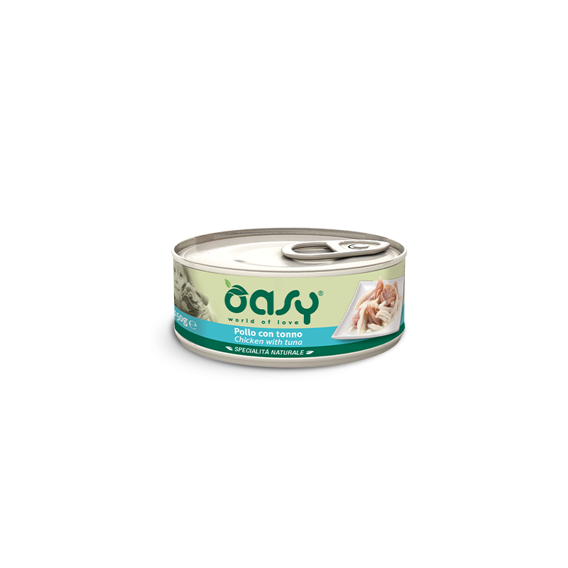 OASY DOG POLLO E TONNO LATTINA 150 GR