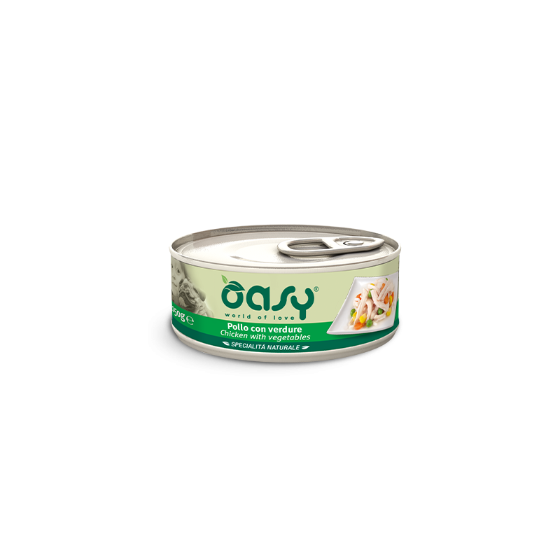 OASY DOG POLLO E VERDURE LATTINA 150 GR