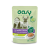 OASY DOG STRACCETTI ADULT TACCHINO E VERDURE BUSTINA 100 GR