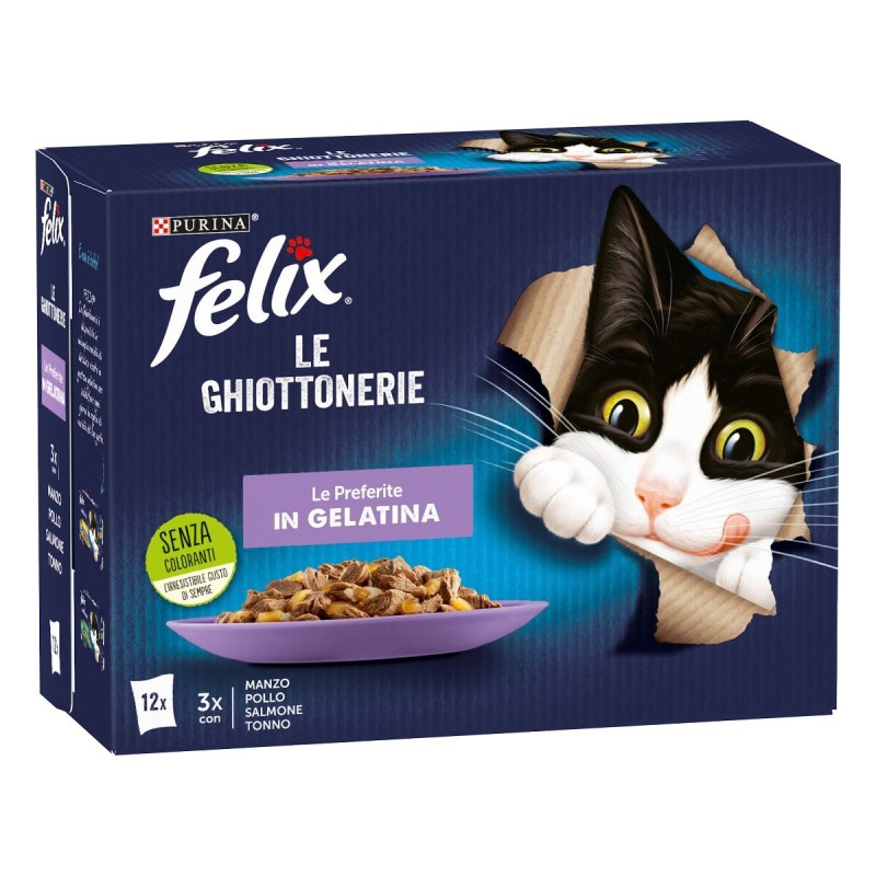 FELIX GHIOTTONERIE MULTIPACK 12X85 GR (MA-PO-TO-SA)