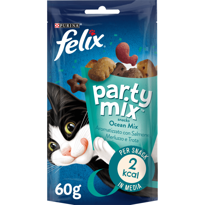 FELIX PARTY MIX SALMONE MERLUZZO E TROTA 60 GR