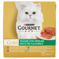 GOURMET GOLD MOUSSE VERDURE MULTIPACK 8 X 85 GR