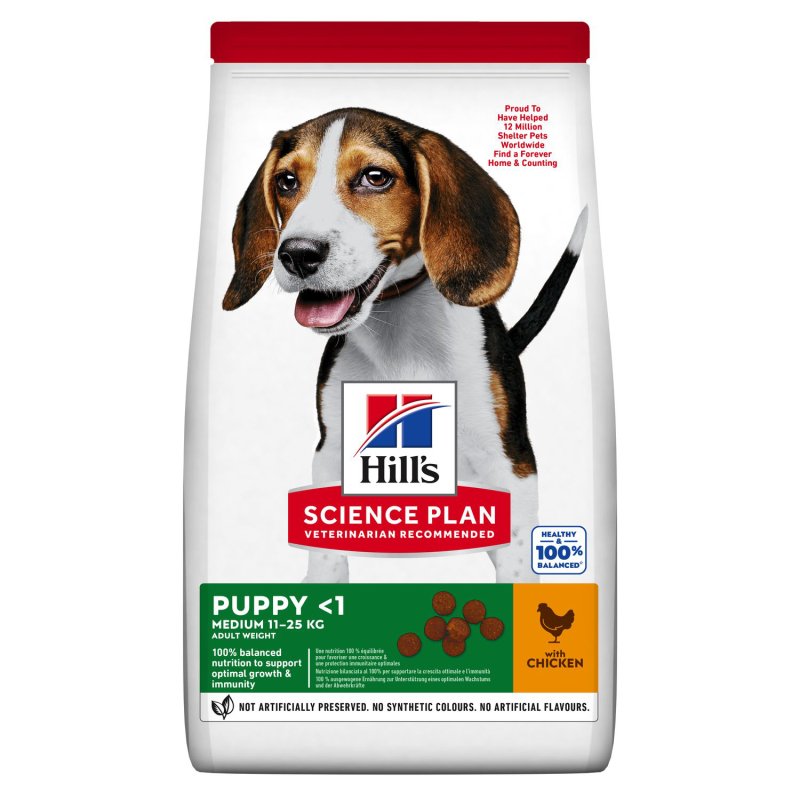 HILLS CANE PUPPY MEDIO POLLO 800 GR