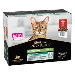 PRO PLAN CAT STERILIZED MANZO MULTIPACK 10X85 GR