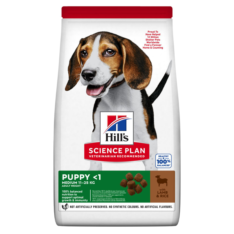 HILLS CANE PUPPY MEDIO AGNELLO  2,5 KG