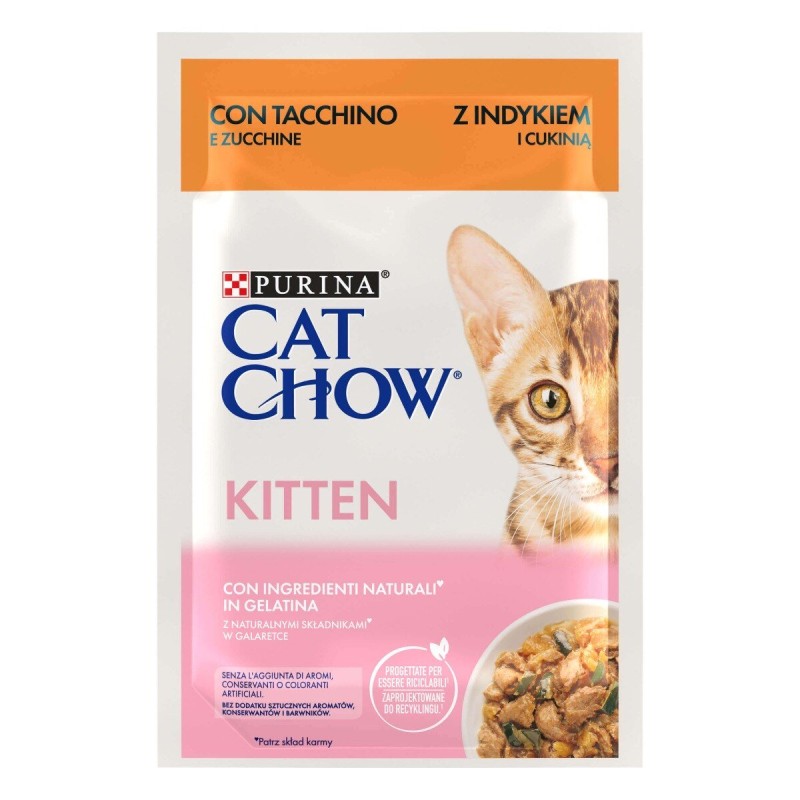 CAT CHOW KITTEN TACCHINO BUSTINA 85 GR