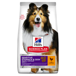 HILLS CANE SENSITIVE STOMACH & SKIN MEDIO 2,5 KG