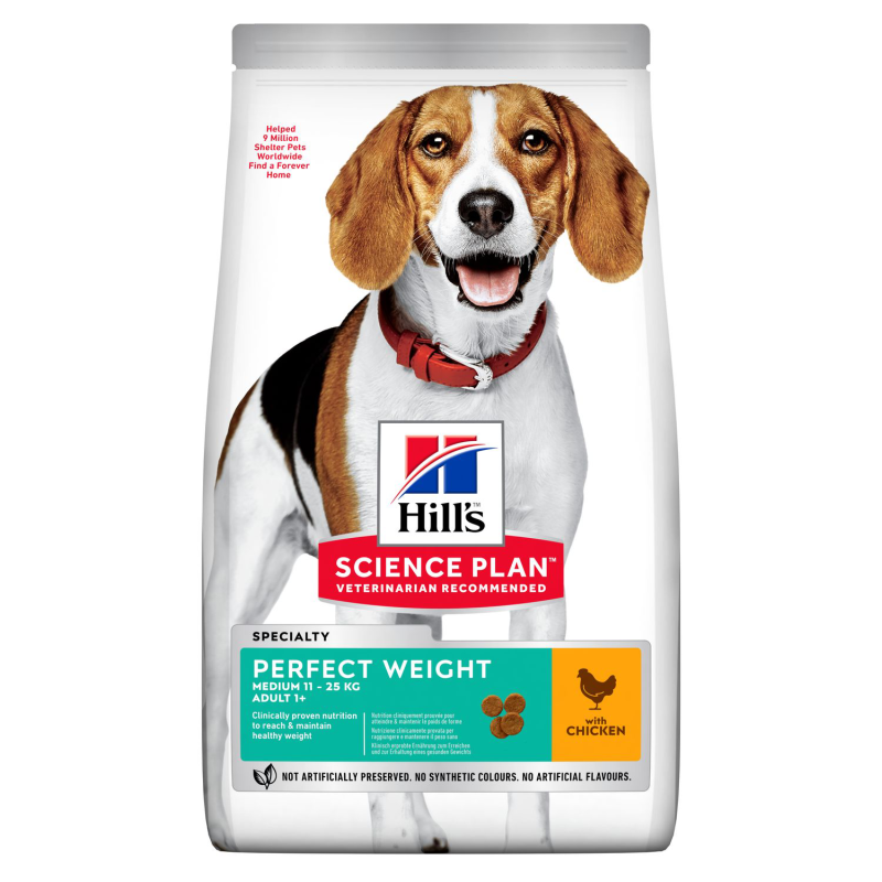 HILLS CANE PERFECT WEIGHT MEDIO 12 KG