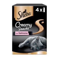 SHEBA CREAMY SNACK SALMONE 4 X 12 GR