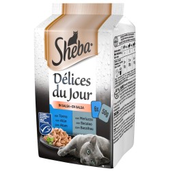 SHEBA DDJ TONNO E MERLUZZO 6X50 GR