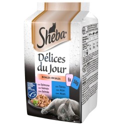 SHEBA DDJ TONNO E SALMONE SALSA 6X50 GR