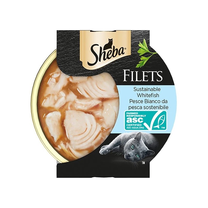 SHEBA FILETS PESCE BIANCO 60 GR