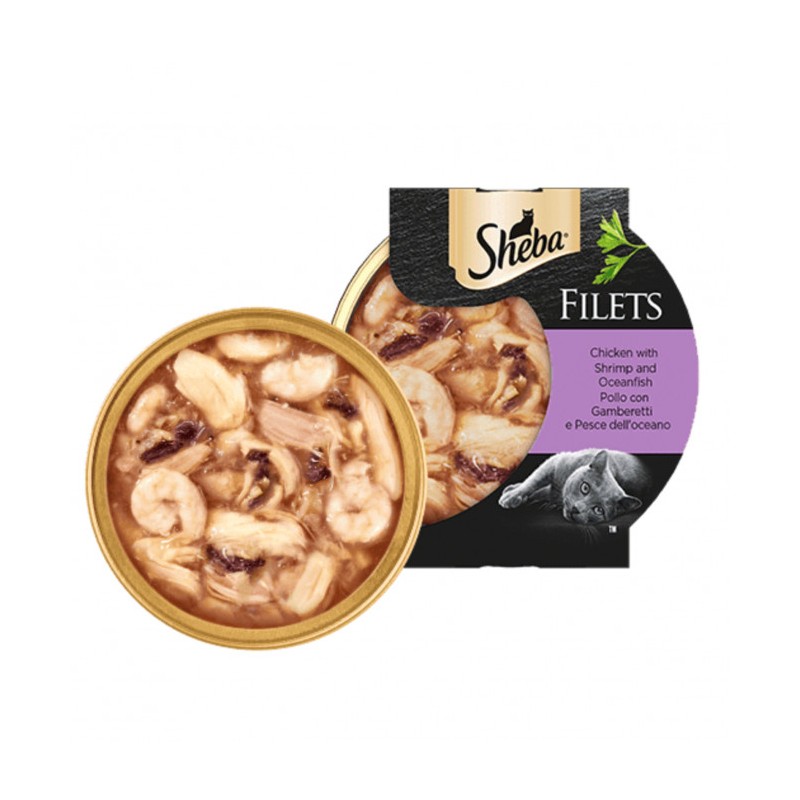 SHEBA FILETS POLLO E GAMBERETTI 60 GR