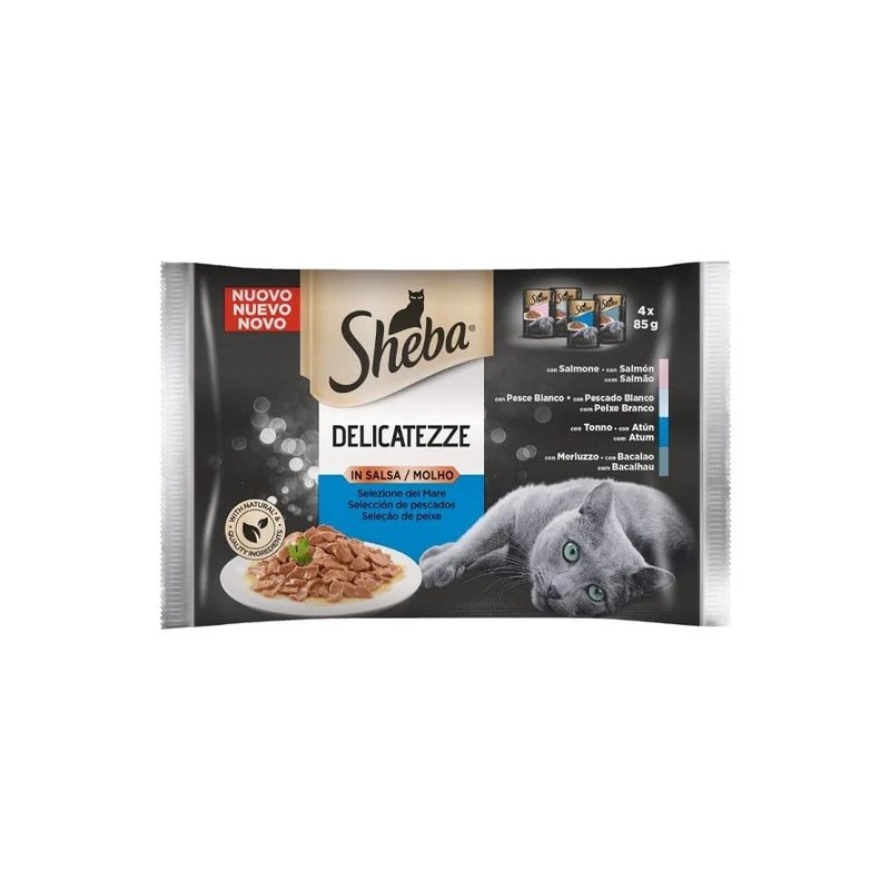 SHEBA SELEZIONE CON PESCE 4 X 85 GR