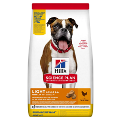 HILLS CANE LIGHT MEDIO POLLO 2,5 KG