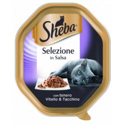 SHEBA SELEZIONE VITELLO E TACCHINO IN SALSA 85 GR