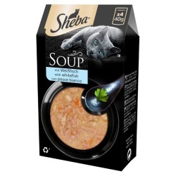 SHEBA SOUP PESCE BIANCO 4X40 GR