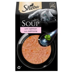 SHEBA SOUP SALMONE 4X40GR