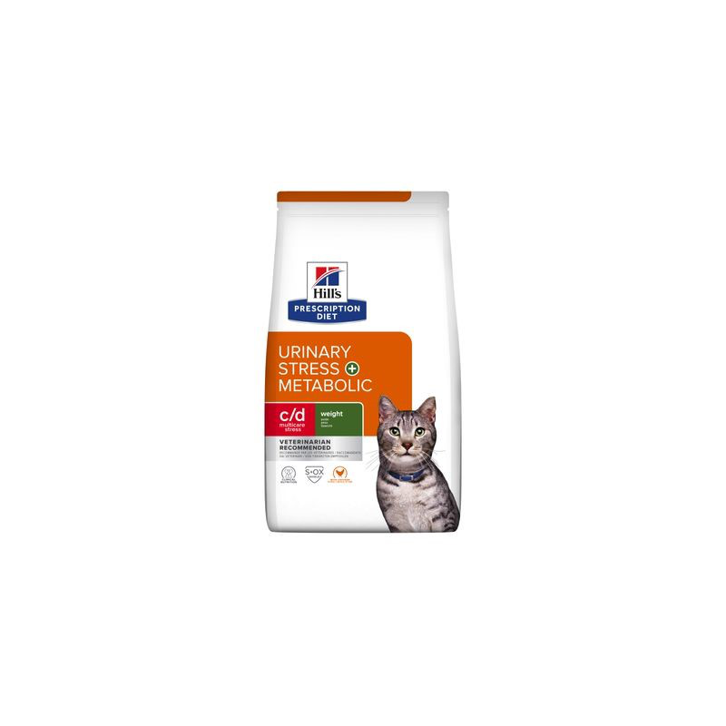 HILLS GATTO C/D URINARY STRESS + METABOLIC 1,5 KG