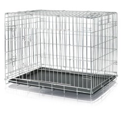 GABBIA DA TRASPORTO NERA 93X69X62 CM MISURA M-L