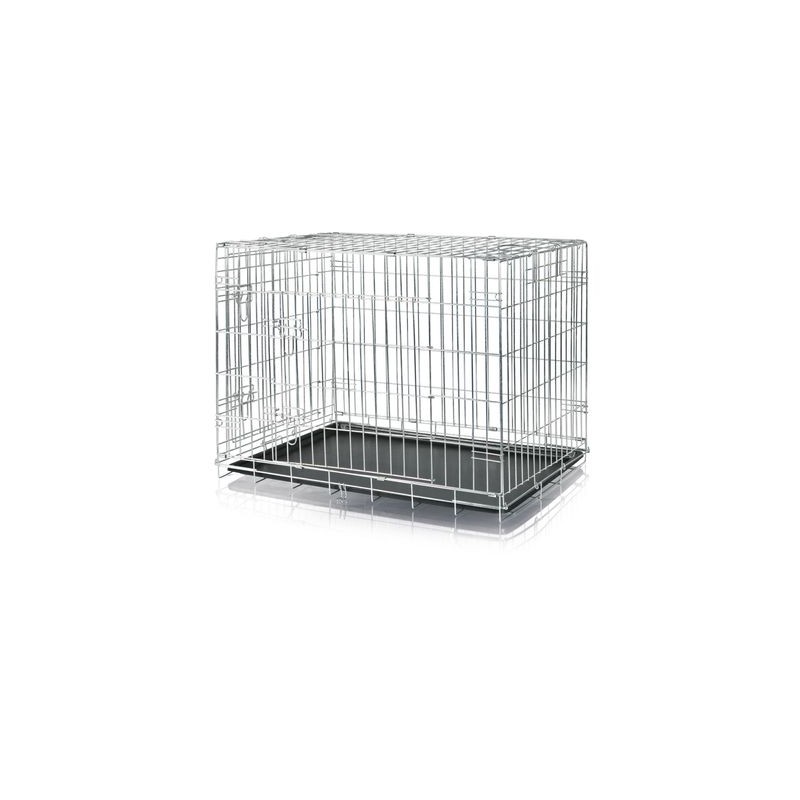 GABBIA DA TRASPORTO NERA 93X69X62 CM MISURA M-L