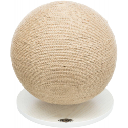TIRAGRAFFI PALLA IN JUTA/LEGNO 29X31 CM
