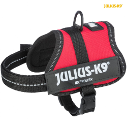 JULIUS K9 PETTORINA MINI M 51-67CM ROSSA