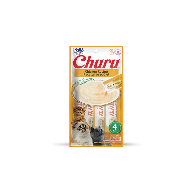 CHURU CAT SNACK POLLO 4 X 14 GR