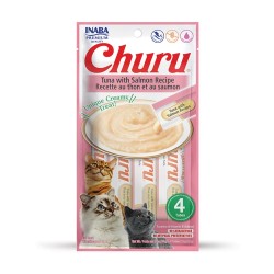 CHURU CAT SNACK TONNO E SALMONE 4 X 14 GR