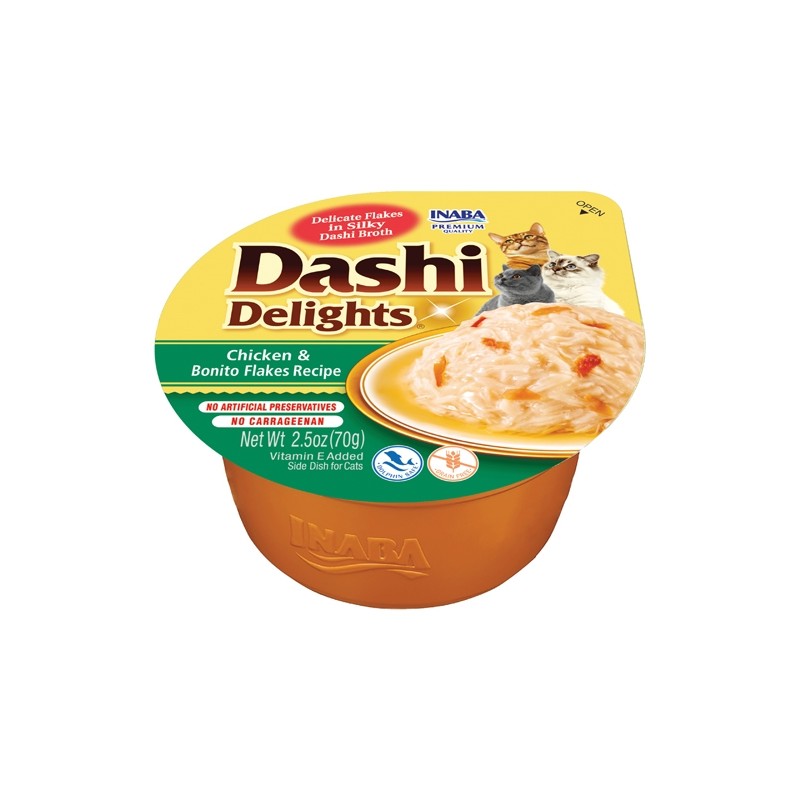 DASHI DELIGHTS CAT POLLO E SCAGLIE DI BONITO CUP 70 GR