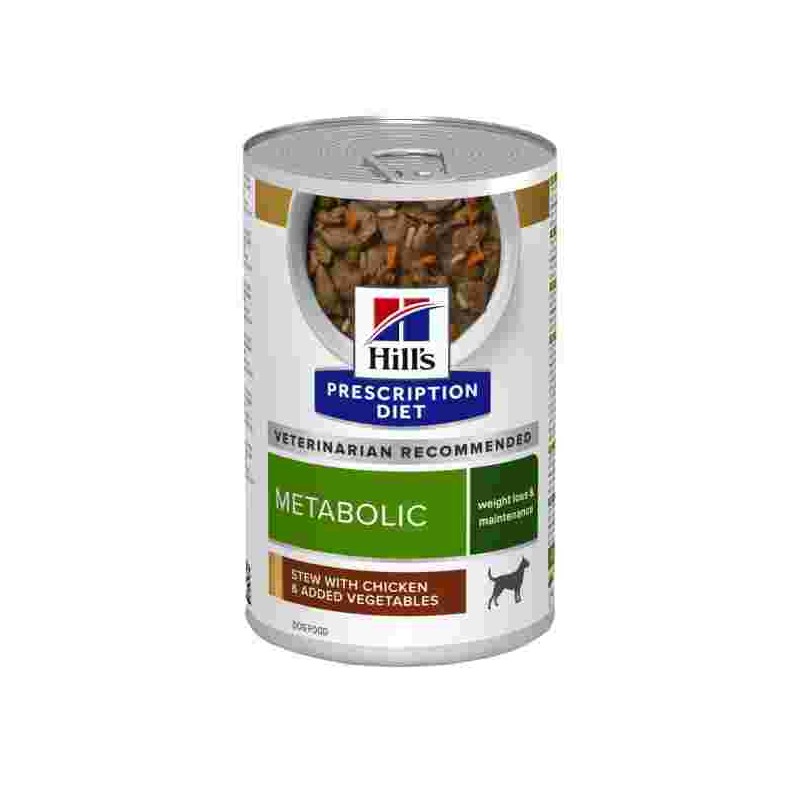 HILLS CANE METABOLIC POLLO E VERDURE STEW 354 GR