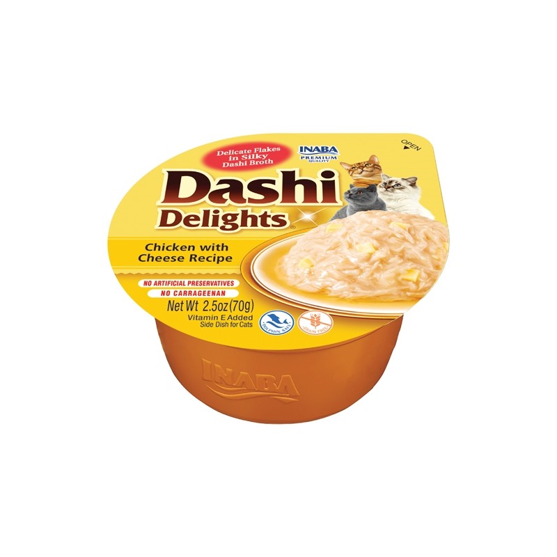 DASHI DELIGHTS CAT POLLO E FORMAGGIO CUP 70 GR