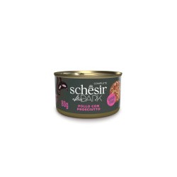 SCHESIR GATTO AFTER DARK POLLO E PROSCIUTTO LATTINA 80 GR