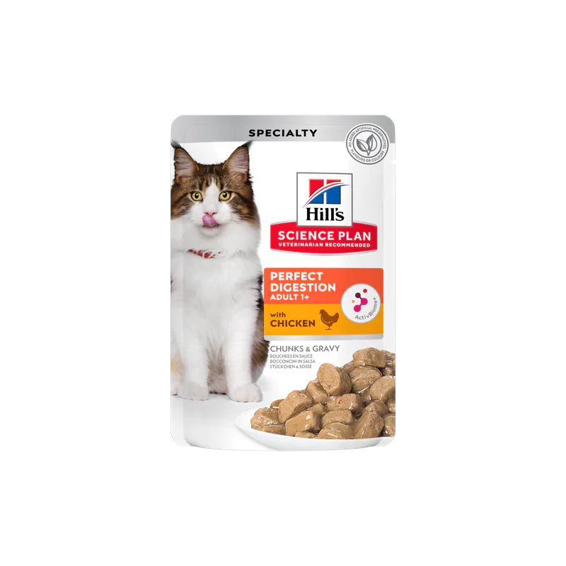 HILLS GATTO PERFECT DIGESTION POLLO BUSTINA 85 GR