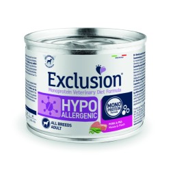 EXCLUSION DOG HYPO MAIALE E PISELLI LATTINA 200 GR