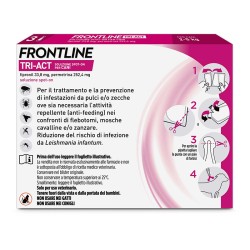 FRONTLINE TRI ACT 2-5 KG 3 PIPETTE