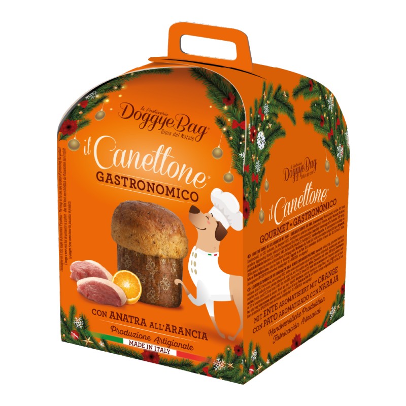 CANETTONE GASTRONOMICO CON ANATRA ALL'ARANCIA 125 GR