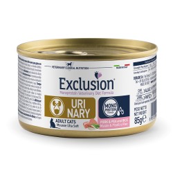 EXCLUSION CAT URINARY MAIALE PISELLI E RISO 85 GR